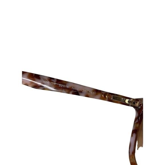 Prada Sunglasses Spotted Brown Pink Tortoise Shell Cat Eye VPR 17P Size 52-18 - Picture 14 of 14